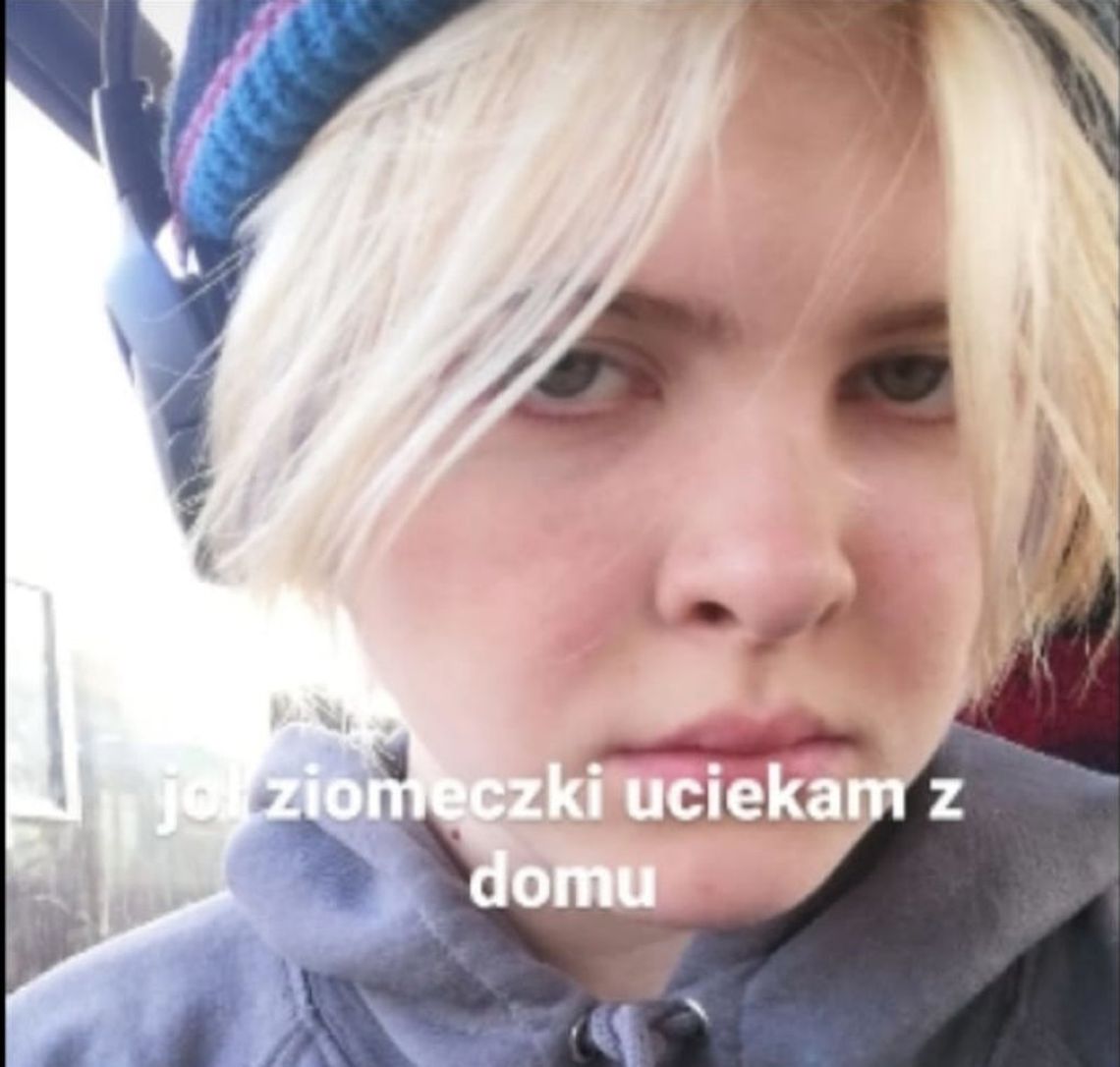 "Joł ziomeczki uciekam z domu" - 16-latka wrzuciła takie zdjęcie do sieci i ślad po niej zaginął