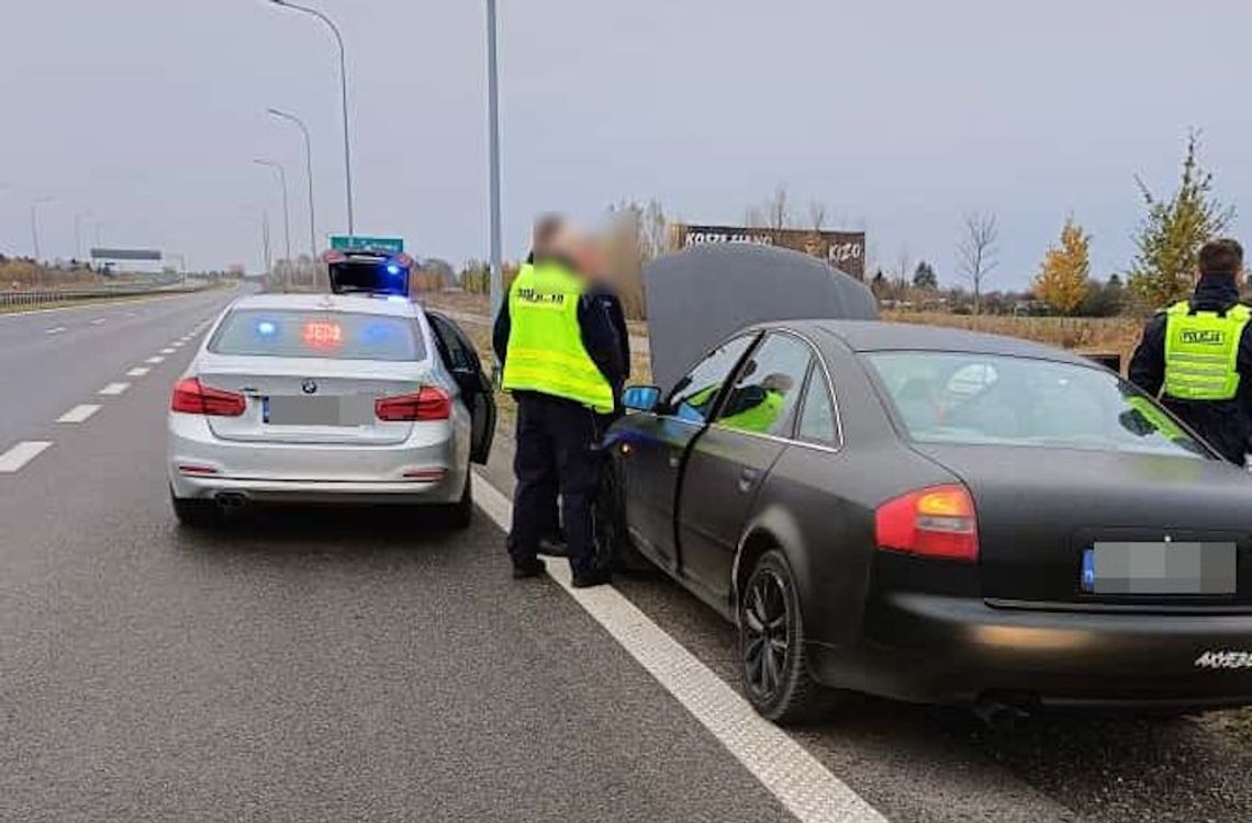 Kierowca audi uciekał policji. W trakcie pościgu uzbierał 210 punktów i mandaty na blisko 32 tysiące