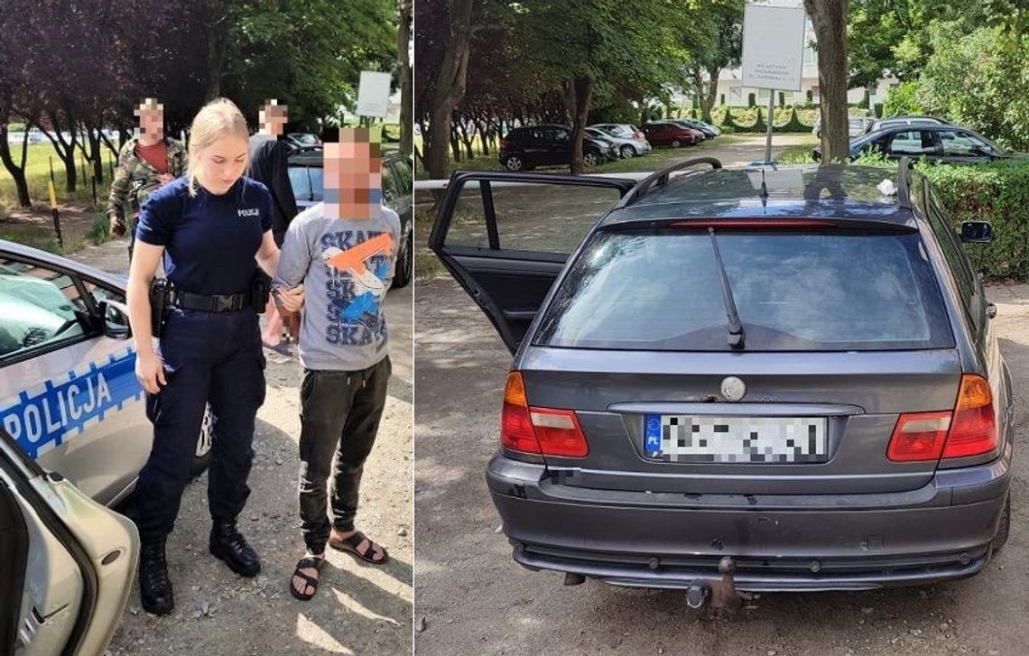 Kierowca BMW spanikował na widok policjantów. Jechał pod wpływem amfetaminy i miał ją ze sobą