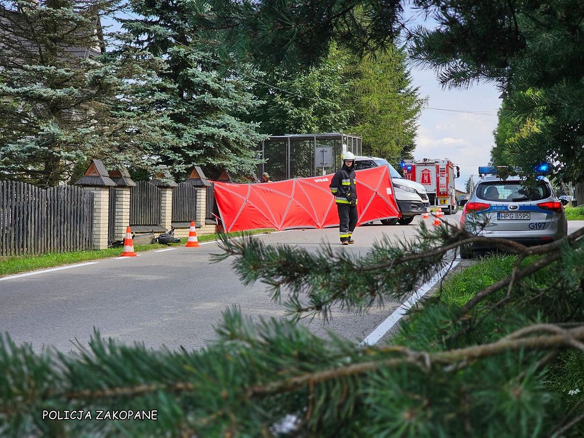 Kierowca ciężarówki cofając potrącił 16-latka na hulajnodze. Chłopak nie przeżył wypadku