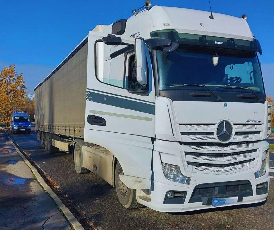 Kierowca ciężarówki nie robił obowiązkowych przerw. W dwa miesiące "uzbierał" kary na 150 tysięcy