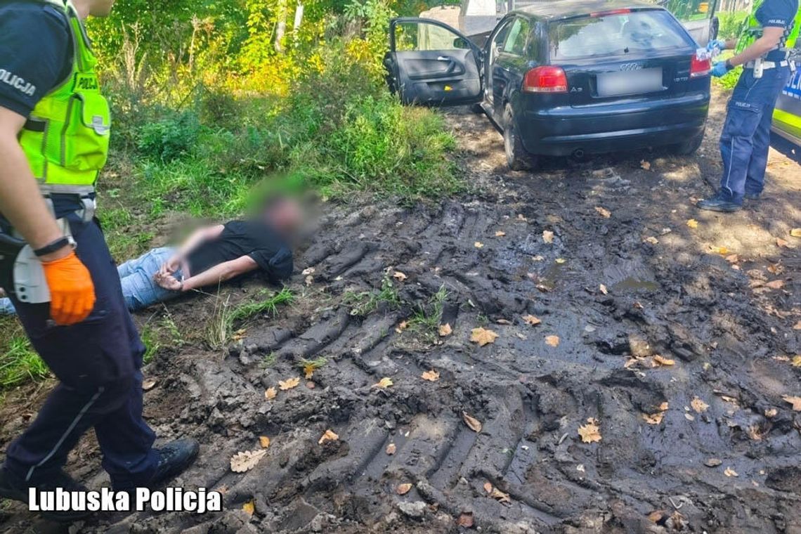 Kierowca po narkotykach uciekał policji. Złapali go na bagnach Kierowca po narkotykach uciekał policji. Złapali go na bagnach