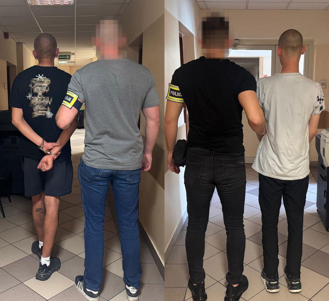 Koledzy poszli malować po ścianach z "białym" i "zielonym" w kieszeniach. Starszy jest przed czterdziestką