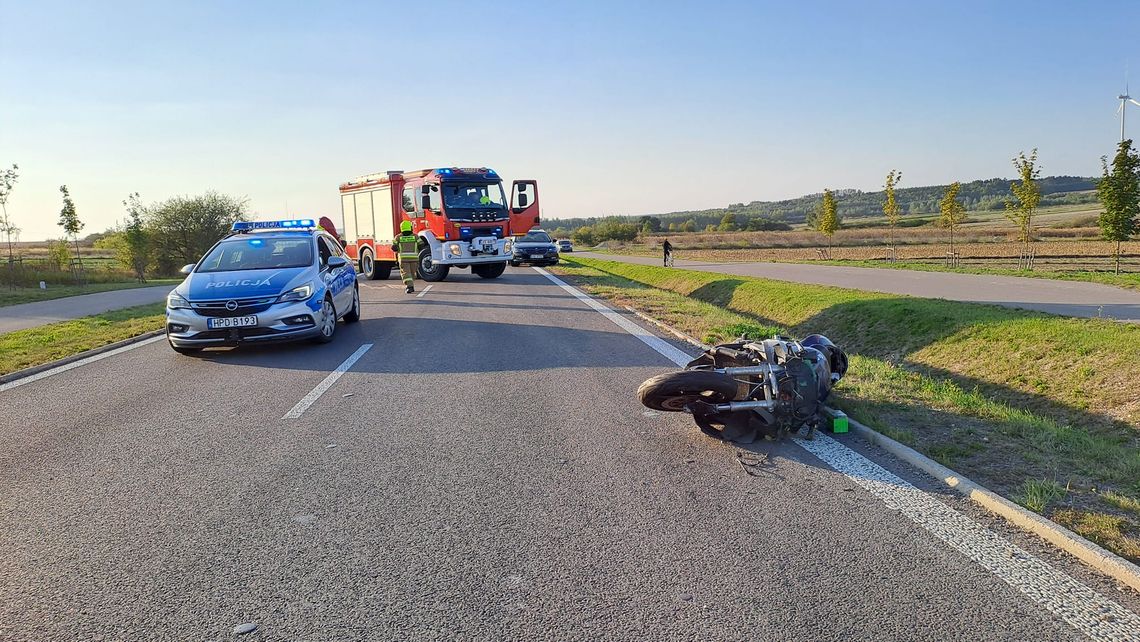 Koszmarny wypadek motocyklisty. Łoś wybiegł na drogę, 38-letni kierowca nie przeżył zderzenia