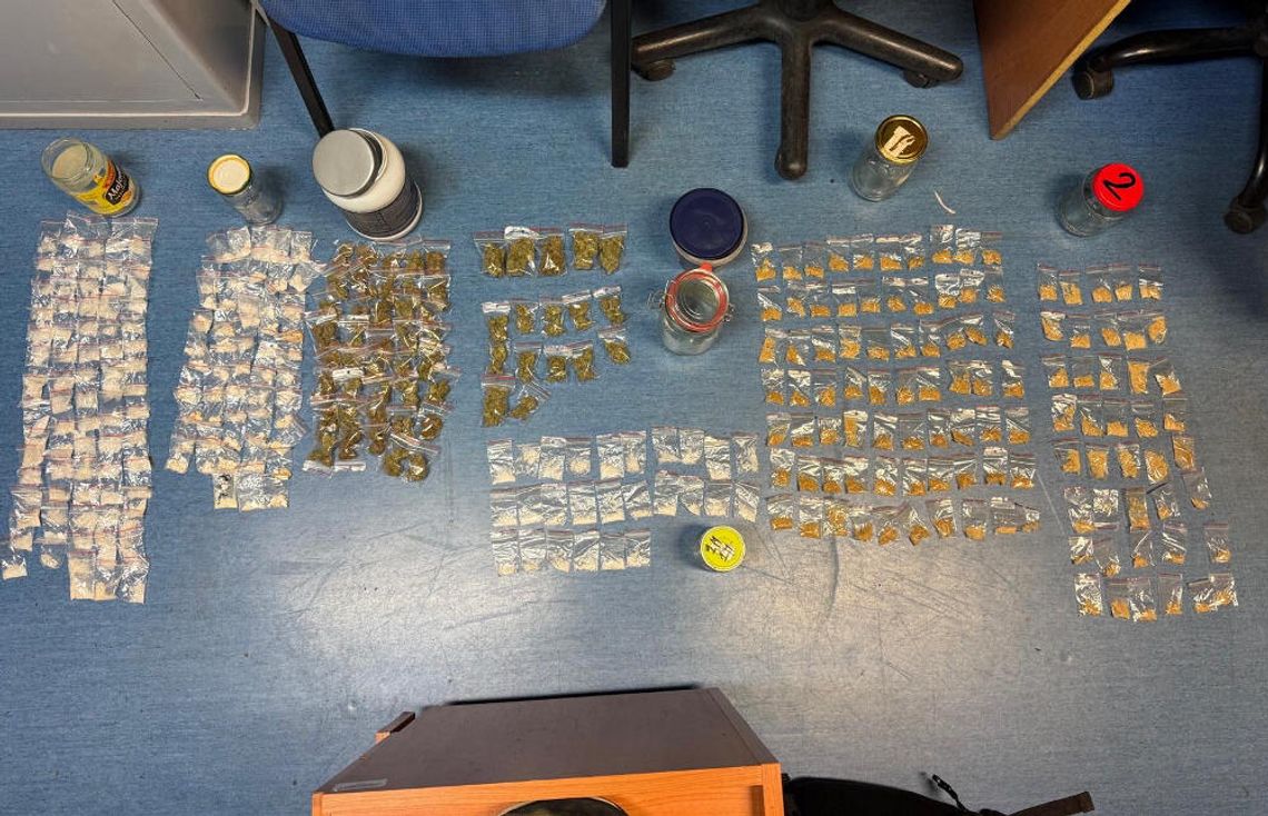 Lokalny diler na celowniku policji. W mieszkaniu miał ponad pół kilograma poporcjowanych narkotyków Lokalny diler na celowniku policji. W mieszkaniu miał ponad pół kilograma poporcjowanych narkotyków