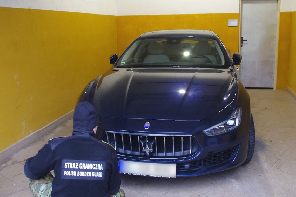 Luksusowe Maserati skradzione w Berlinie odnalezione dzień później w Polsce [FOTO]