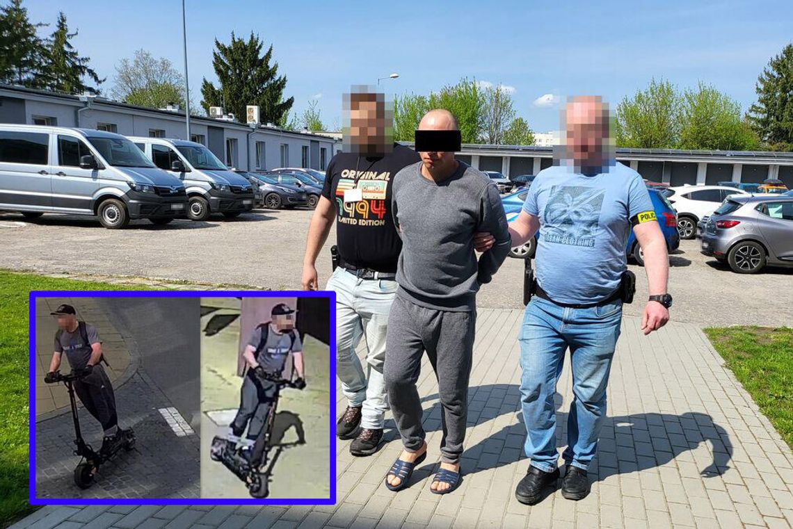 Mężczyzna, który na hulajnodze potrącił 13-latkę i uciekł, zatrzymany przez policję. Sąd aresztował go na trzy miesiące