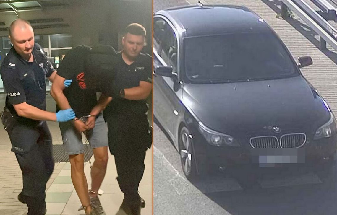 Miał 8 lat do odsiedzenia i driftował BMW. Po zatrzymaniu stawiał się do policjantów
