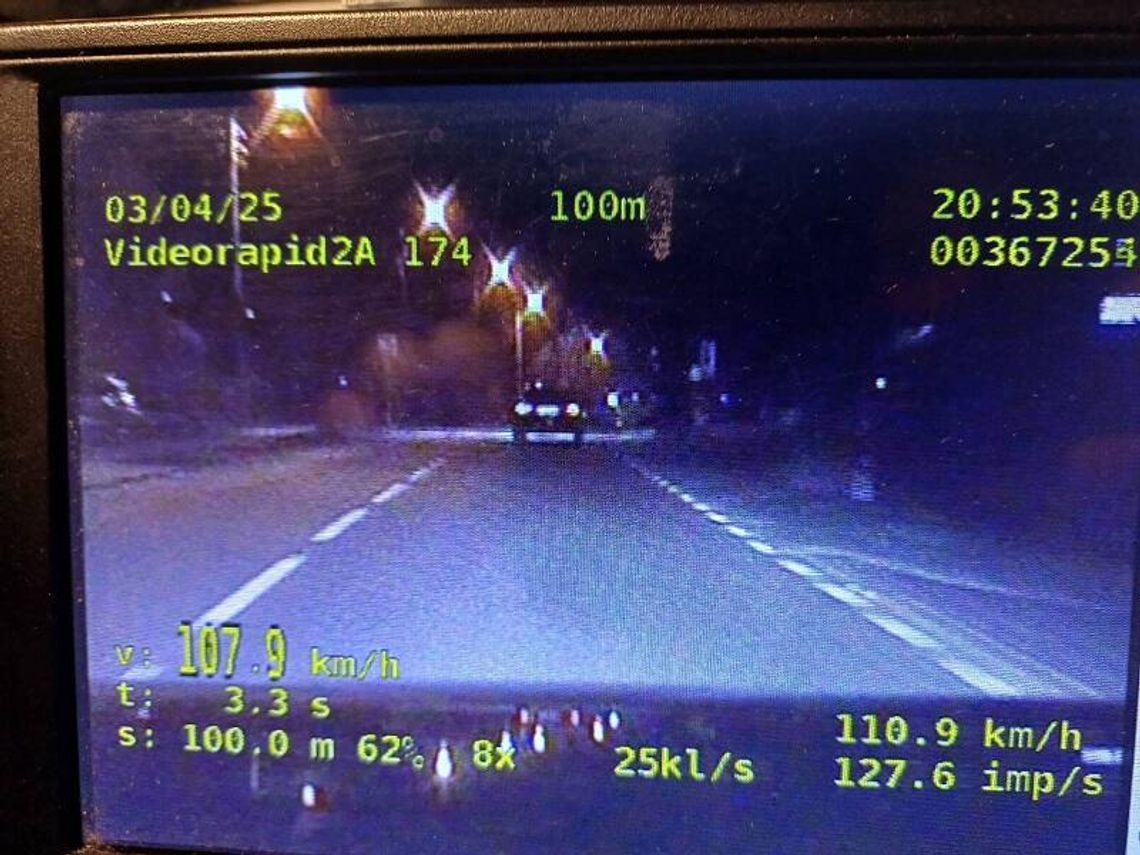 Miał na liczniku ponad sto i wyprzedził radiowóz przed przejściem dla pieszych w terenie zabudowanym. 43 punkty karne dla 20-latka w bmw
