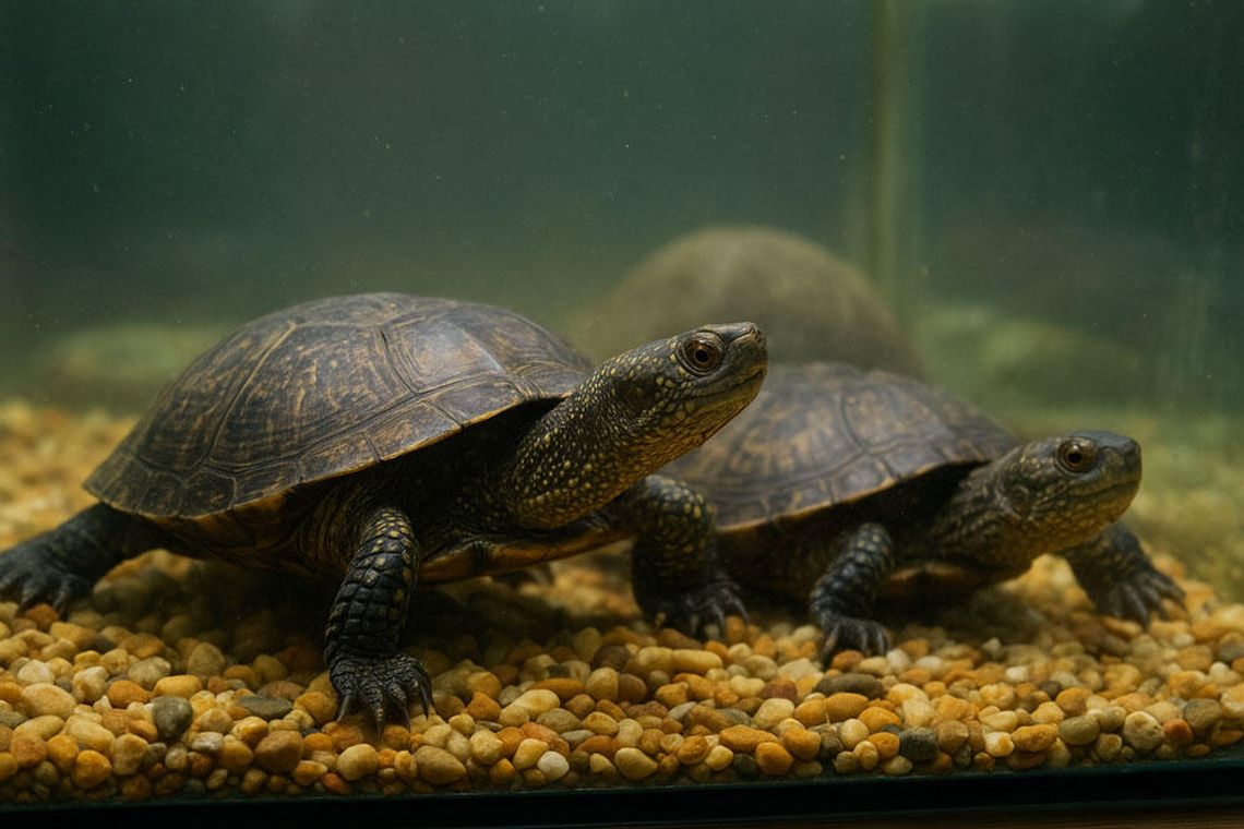 Miał żółwie błotne i poszedł z nimi na targ. Mężczyźnie grozi więzienie Miał żółwie błotne i poszedł z nimi na targ. Mężczyźnie grozi więzienie