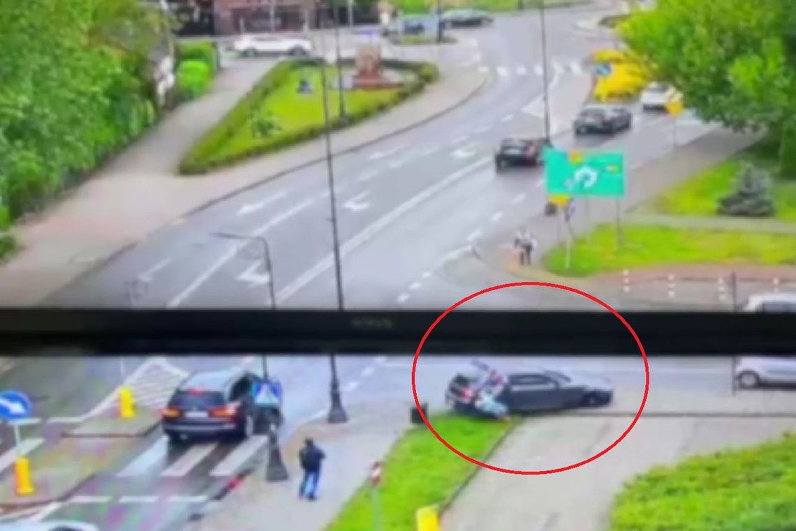 Młody kierowca BMW wpadł w poślizg i wjechał w pieszych. 24-latek miał niespełna pół promila we krwi