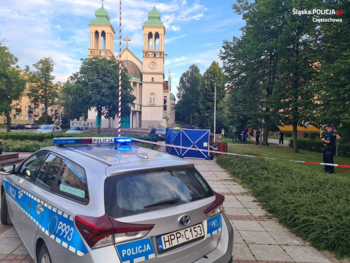 Morderstwo w centrum Częstochowy. Mężczyzna zginął od ciosu młotkiem