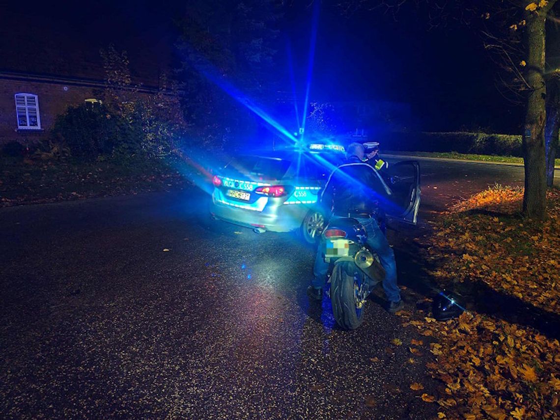 Motocyklista nie zatrzymał się do kontroli. Uciekał, bo kawasaki od 13 lat nie miało badań Motocyklista nie zatrzymał się do kontroli. Uciekał, bo kawasaki od 13 lat nie miało badań