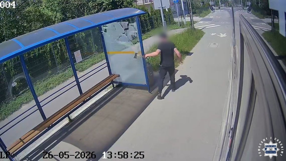 Nabuzowany mężczyzna z siekierą zaatakował przystanek. Teraz za to zapłaci Nabuzowany mężczyzna z siekierą zaatakował przystanek. Teraz za to zapłaci