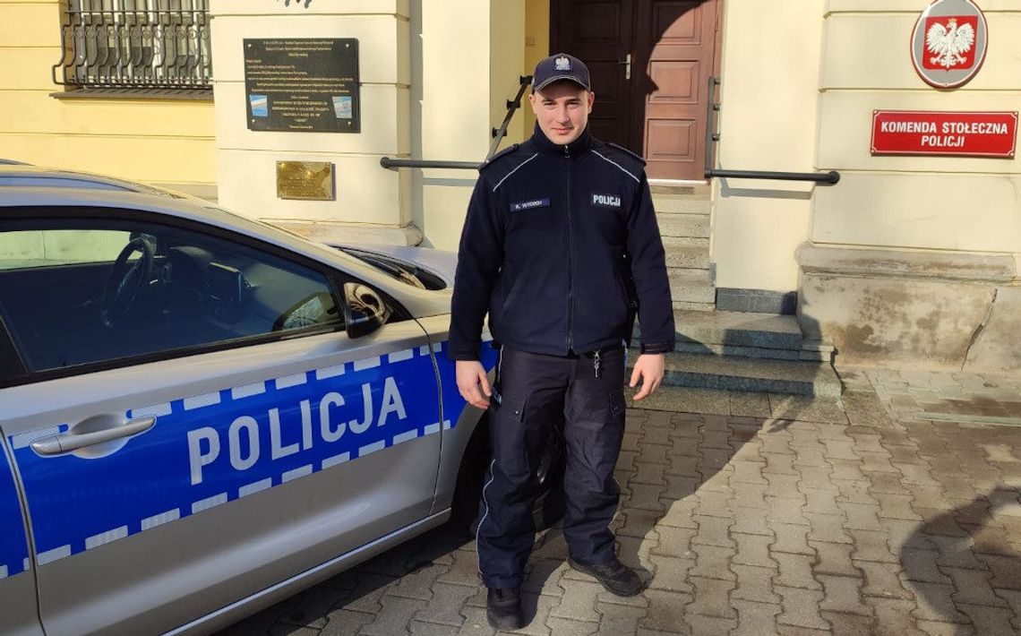 Naćpany kierowca ciężarówki zgubił się i zapytał o drogę policjanta