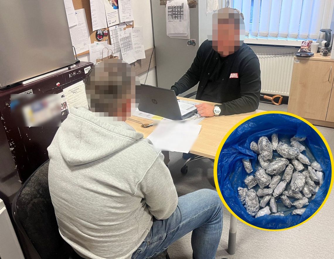 Nalot policji na warsztat samochodowy. Jego właściciel zatrzymany z narkotykami Nalot policji na warsztat samochodowy. Jego właściciel zatrzymany z narkotykami