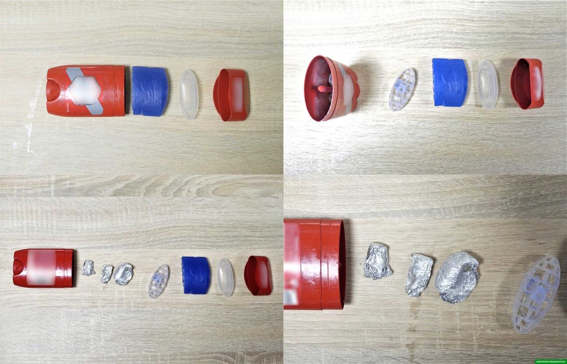 Narkotyki ukryte w dezodorancie. Próba przemytu do strzeżonego ośrodka dla cudzoziemców