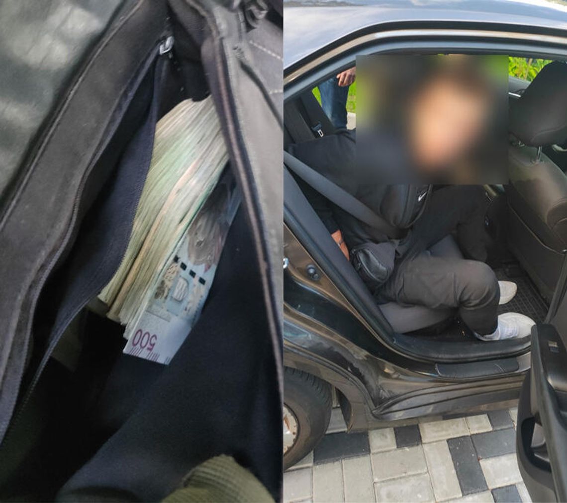 Nastraszona kobieta powiesiła na płocie torbę pełną pieniędzy. Policja złapała "odbieraka"