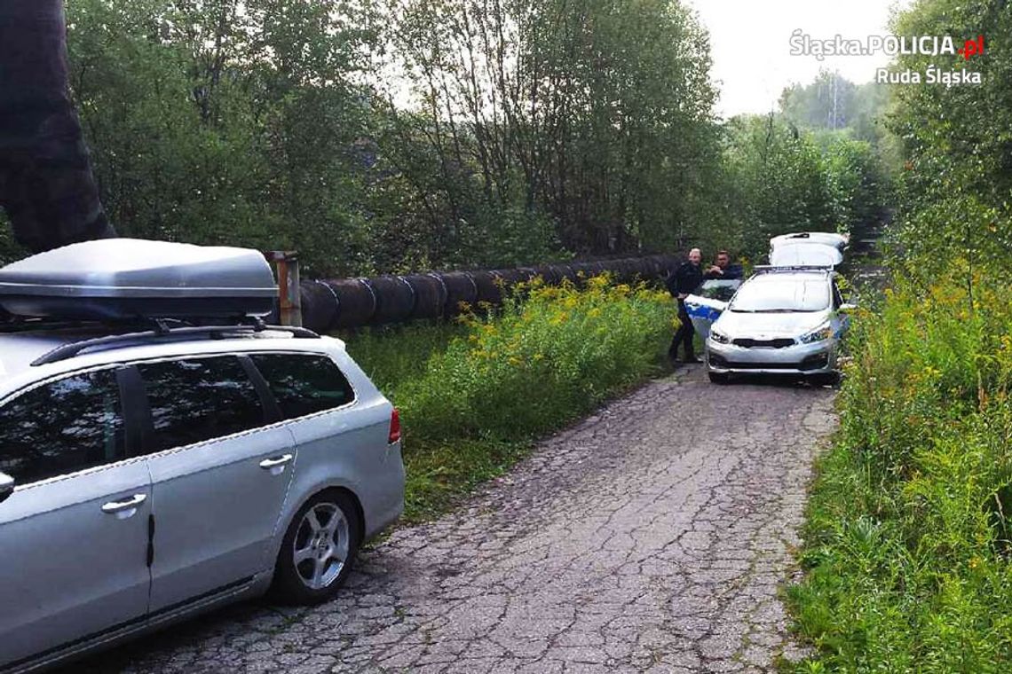 Niemiec nie płakał, bo nic nie wiedział. Ukradli mu passata i uciekali nim przed policją