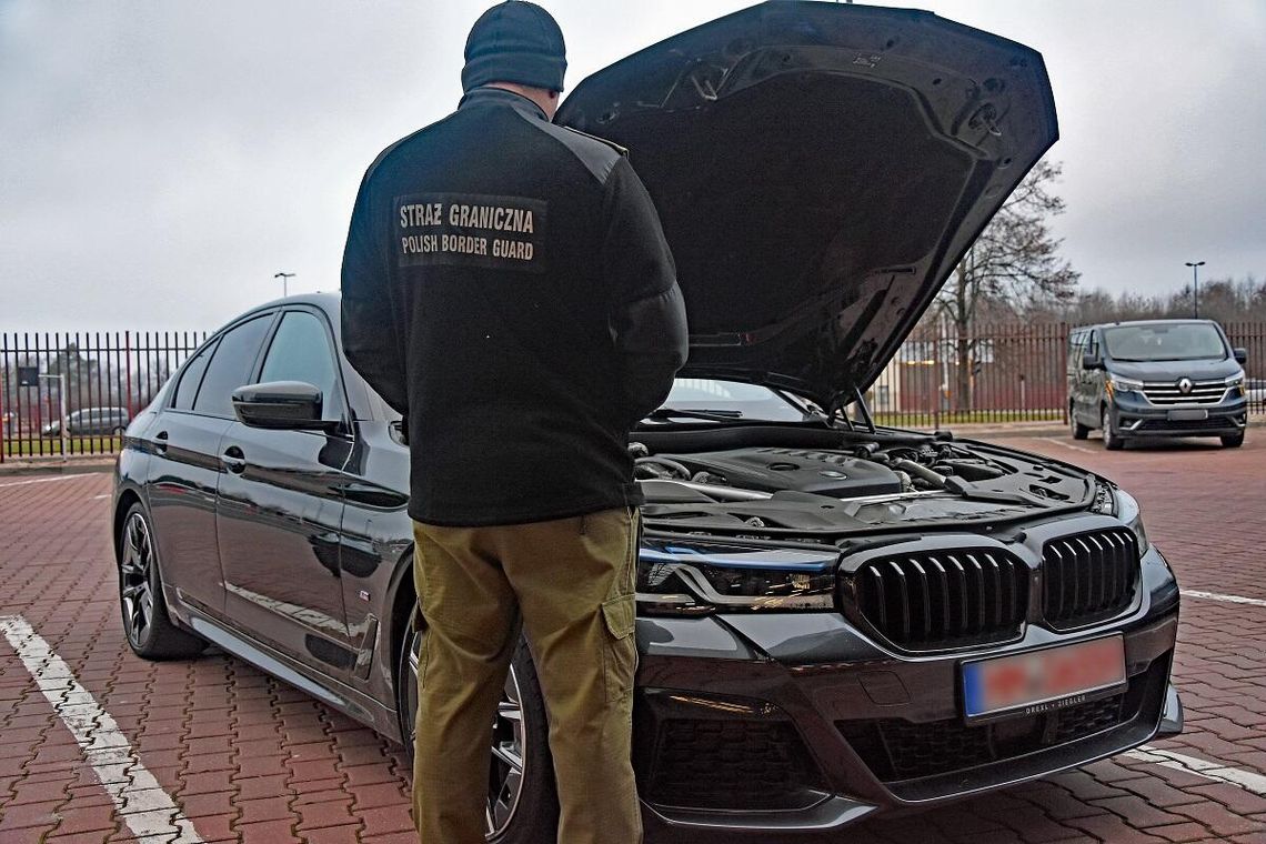 Niemiec próbował wjechać z Białorusi do Polski kradzionym BMW o wartości 300 tysięcy złotych