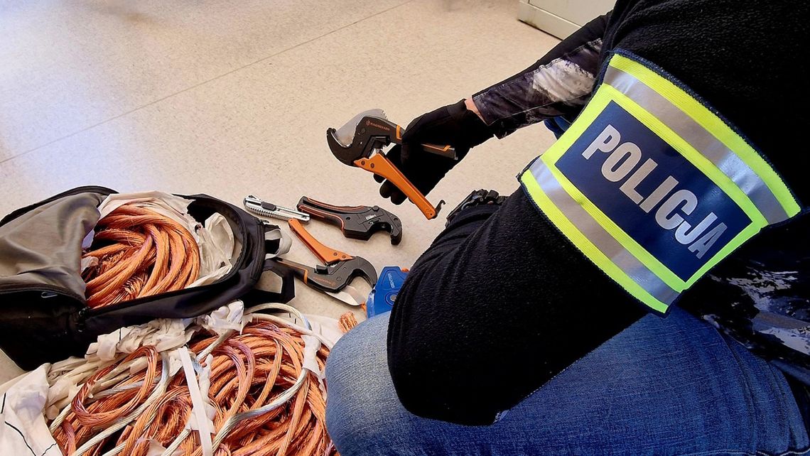 Odcinali kable z ładowarek do elektrycznych samochodów. Ściągnęli izolację i wtedy wpadła policja Odcinali kable z ładowarek do elektrycznych samochodów. Ściągnęli izolację i wtedy wpadła policja