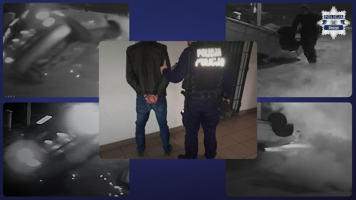 Para z Czech uciekała przed polską policją. Za kierownicą pijana 21-latka. Skończyło uderzeniem w dystrybutor