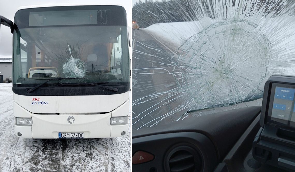 Pasażer osobówki bombardował inne pojazdy... jogurtami. Narobił strat na ponad 10 tysięcy złotych