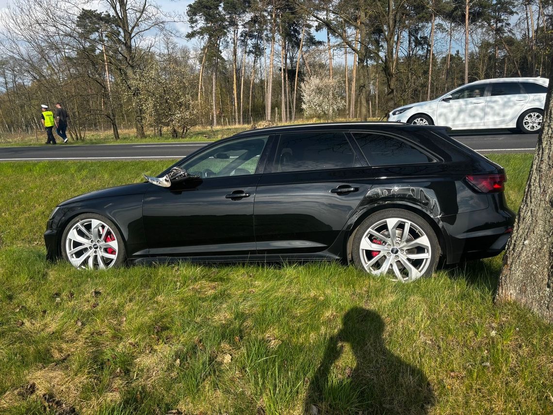 Pechowy finał kraksy pod Rawiczem. Poszkodowany z Audi RS4 prosto z drogi trafił do aresztu