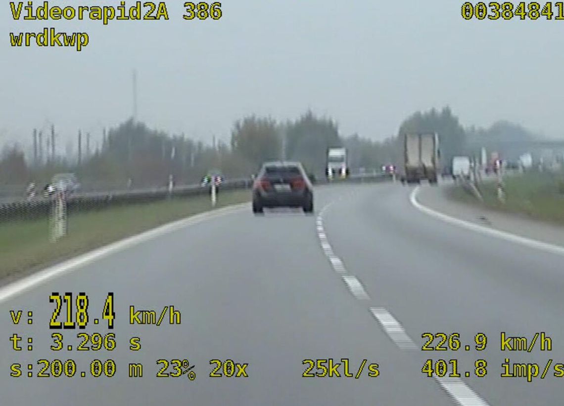 Pędził grubo ponad 200 drogą ekspresową. Wysoki mandat i punkty dla kierowcy BMW