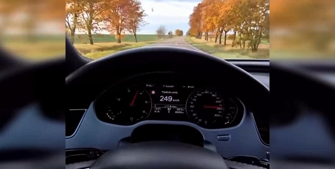 Pędził wojewódzką 257 na godzinę. Policjanci zobaczyli nagranie i ustalili, kto siedział za kierownicą