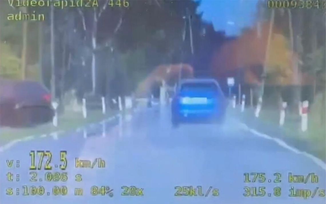 Pędziła przez miejscowość aż 172 km/h. Policjantom powiedziała, że śpieszyła się, bo wracała po telefon