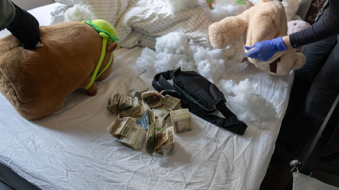 Pieniądze z hazardu zaszywali w pluszakach. Wielka akcja służb w Warszawie i okolicach Pieniądze z hazardu zaszywali w pluszakach. Wielka akcja służb w Warszawie i okolicach