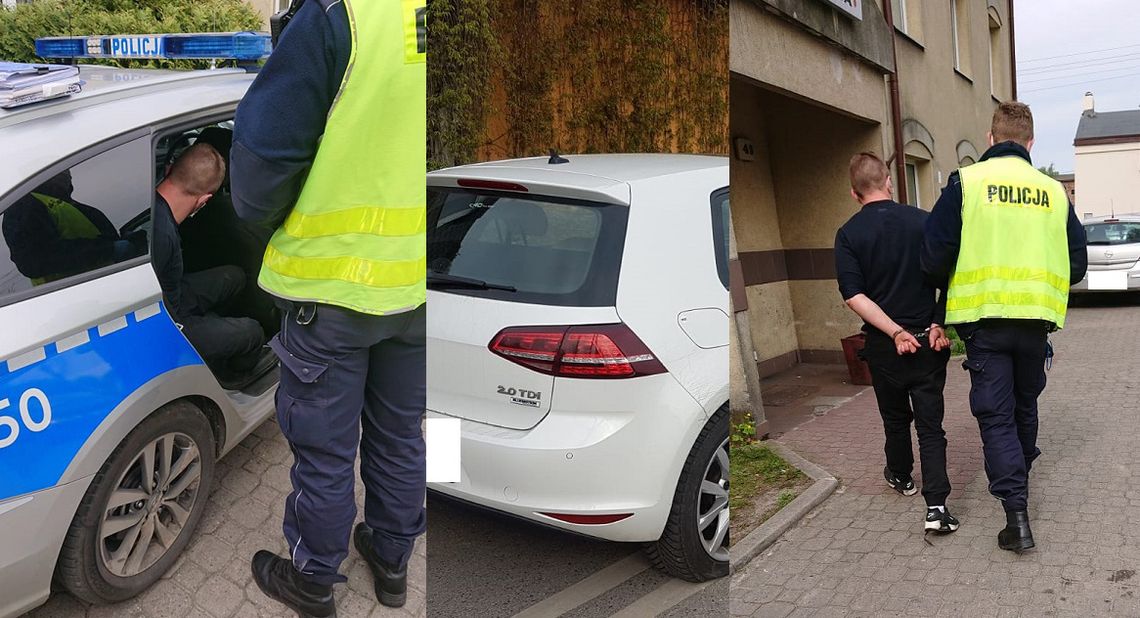 Pierwsze, co zobaczył po przebudzeniu, to twarz policjanta. Wcisnął gaz i zaczął uciekać