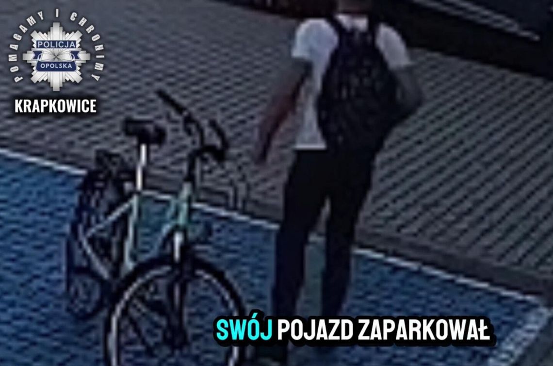 Pijany 31-latek zajechał pod komendę na rowerze i zaparkował na miejscu dla niepełnosprawnych