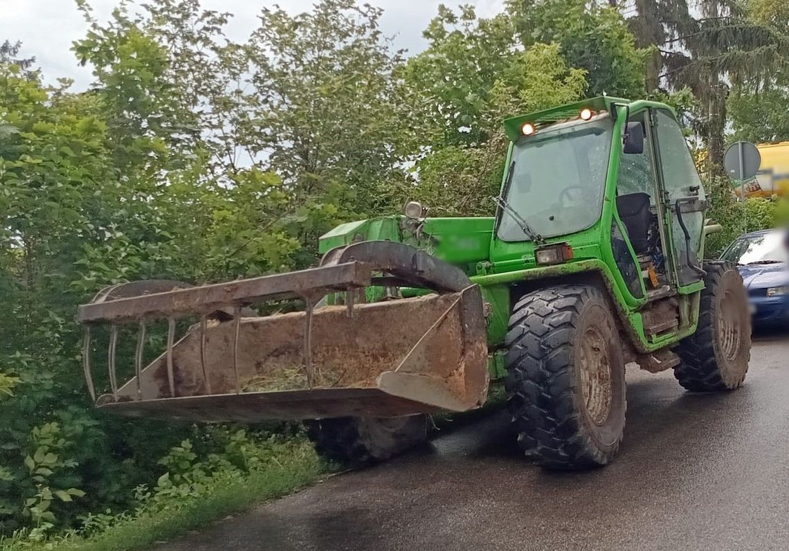 Pijany 39-latek w ładowarce chciał "tylko" pojechać do sklepu. Maszyna siała zniszczenie Pijany 39-latek w ładowarce chciał "tylko" pojechać do sklepu. Maszyna siała zniszczenie
