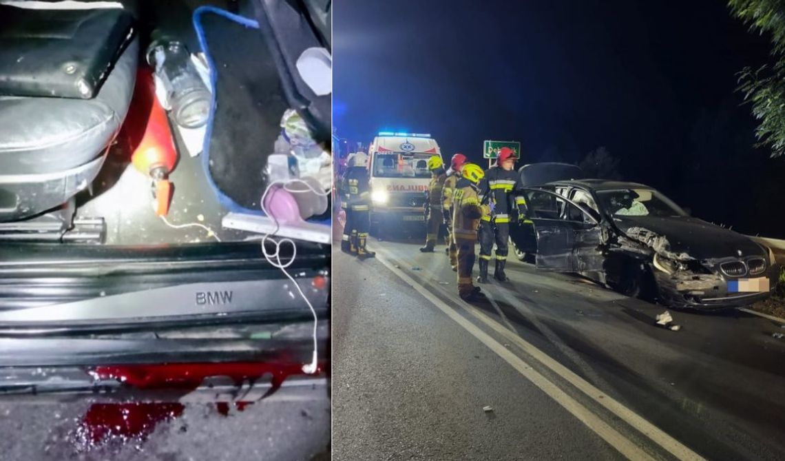 Pijany sprawca poważnego wypadku chciał oszukać policjantów, udając, że nie zna polskiego