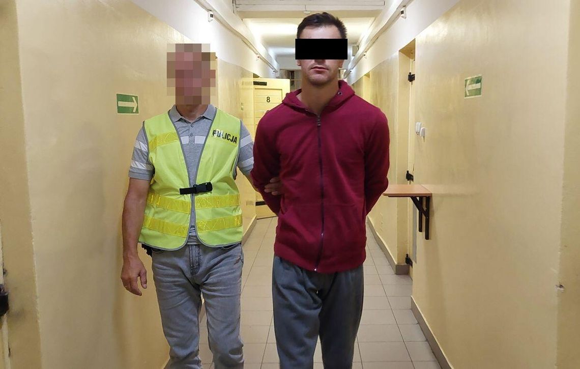 Pobił dwóch mężczyzn, a potem ukradł im telefon, zegarek i flaszkę. To recydywista, więc od razu dostał trzy miesiące