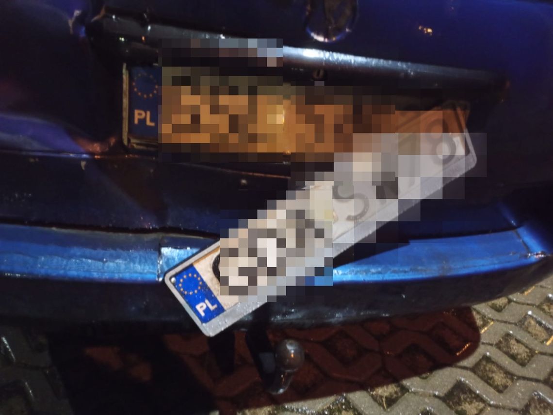 Pod tablicą rejestracyjną była druga. Mężczyzna jeździł po narkotykach i kradł paliwo Pod tablicą rejestracyjną była druga. Mężczyzna jeździł po narkotykach i kradł paliwo