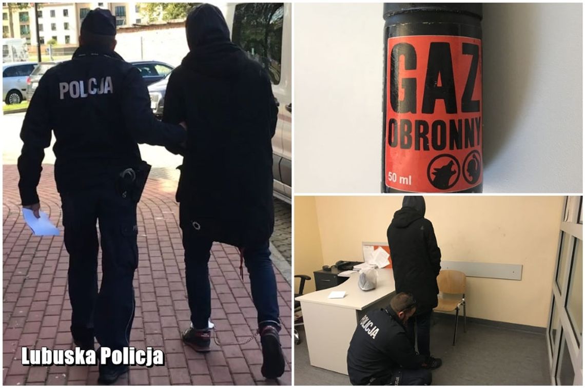 Podczas pościgu koleś psikał gazem w policjantów. Miał kilka powodów do ucieczki