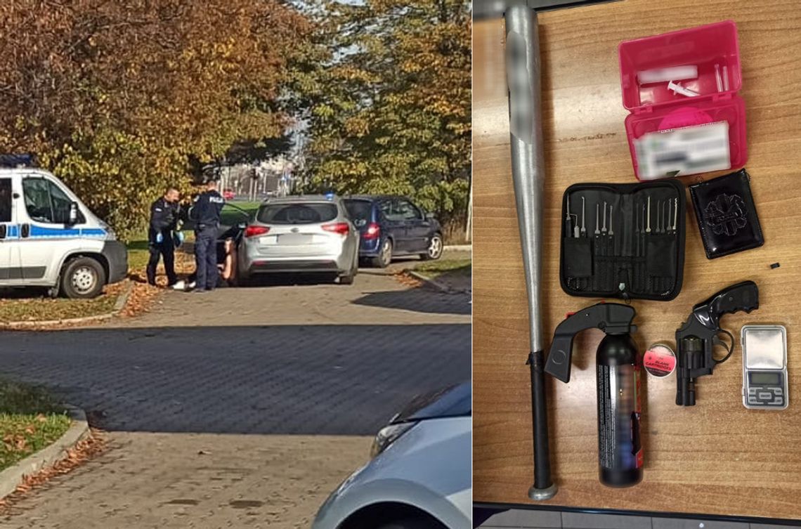 Podczas pościgu wyrzucał narkotyki z auta, później rzucał się na policjantów [ZDJĘCIA]