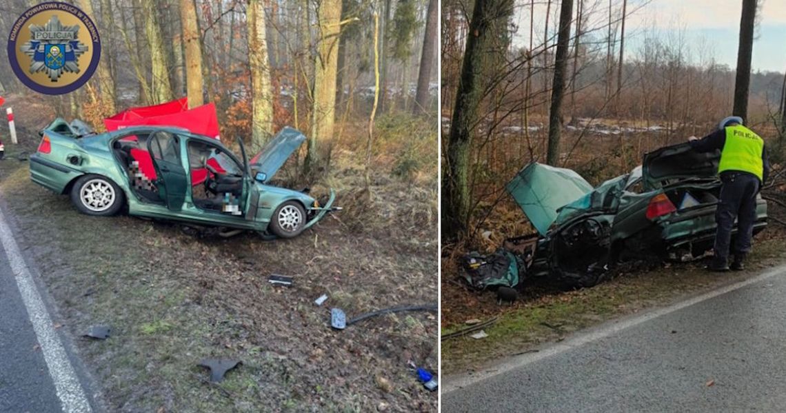 Podczas wyprzedzania kierowca BMW stracił panowanie nad autem. Doszło do śmiertelnego wypadku Podczas wyprzedzania kierowca BMW stracił panowanie nad autem. Doszło do śmiertelnego wypadku