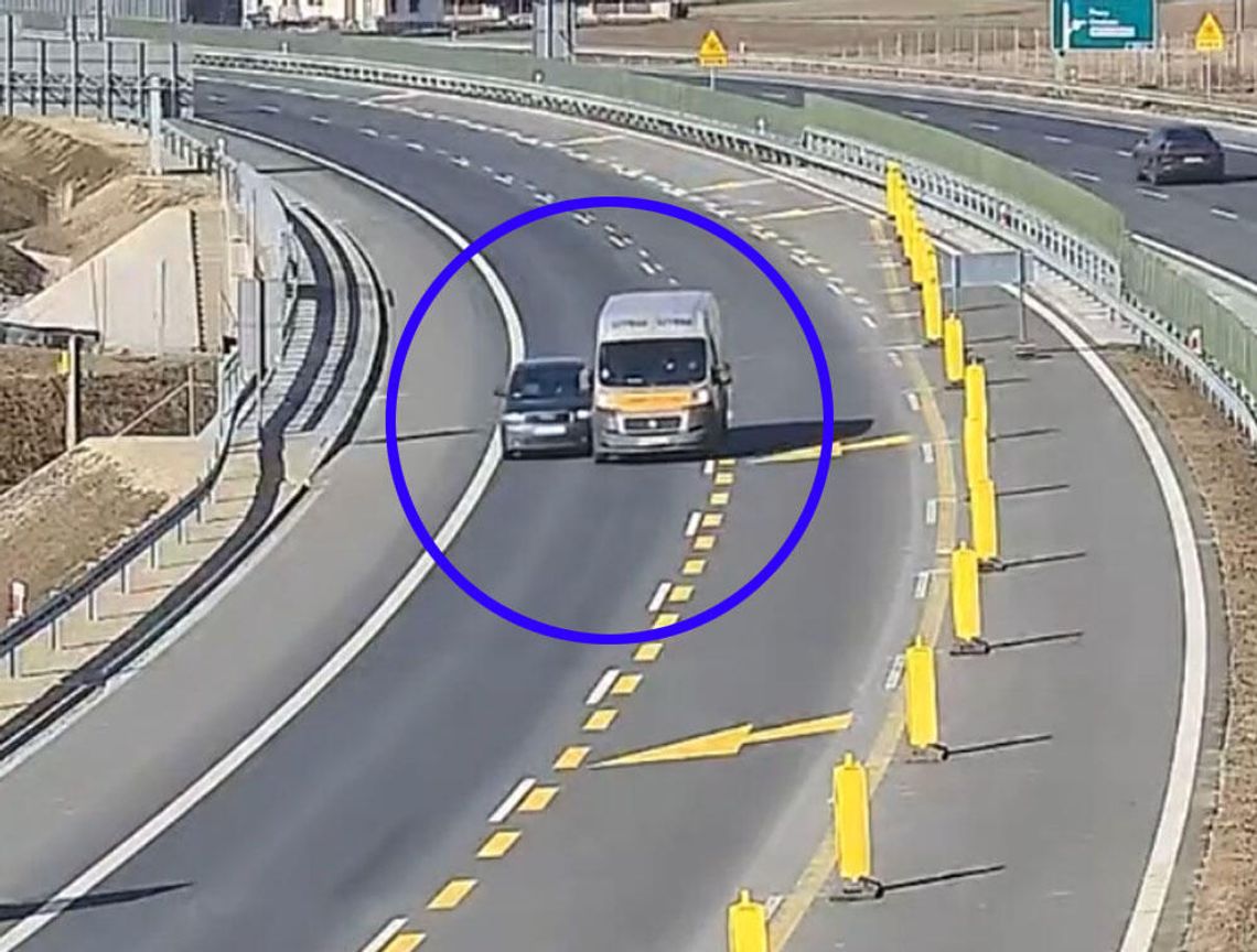 Podejrzane audi i seria dziwnych kolizji na drodze ekspresowej. Sprawa zgłoszona policji