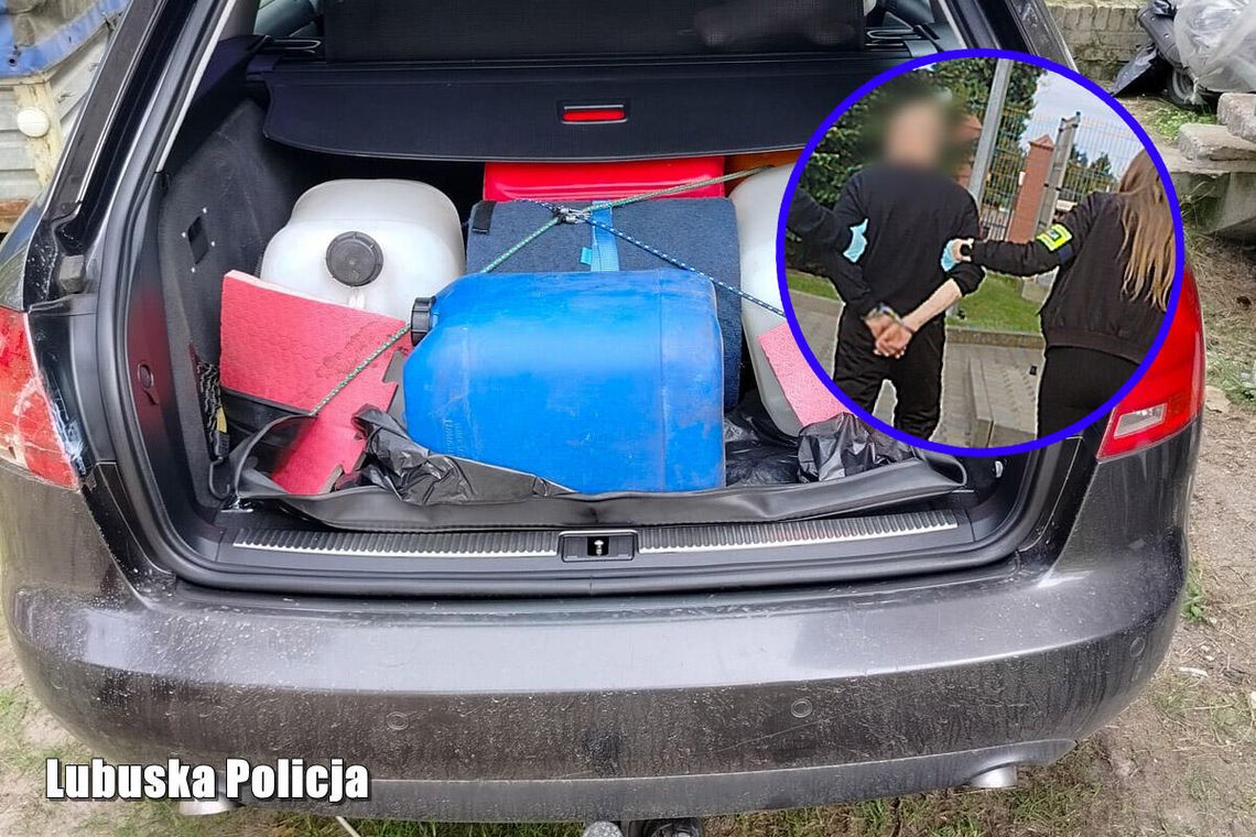 Podjeżdżał osobówką i tankował za ponad tysiąc złotych. Złodziej miał w bagażniku ukryte baniaki