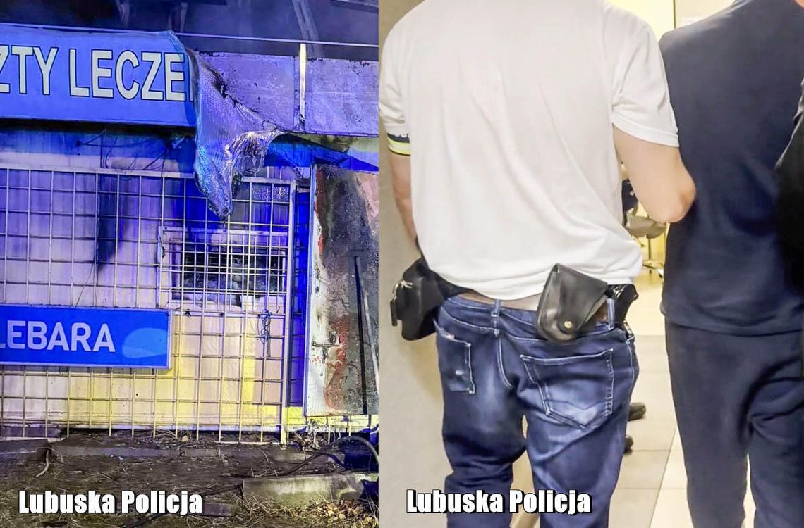 Podpalił kantor z kobietą w środku, żeby zmusić ją do wydania pieniędzy. Zatrzymanie sprawcy