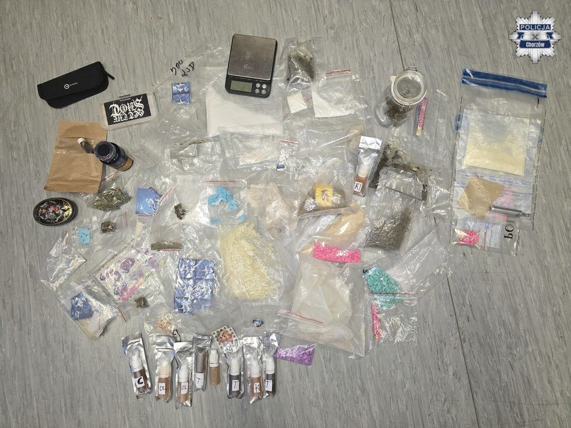 Policja przejęła kokainę, LSD, heroinę i… arsenał broni! Właściciel narkotyków aresztowany