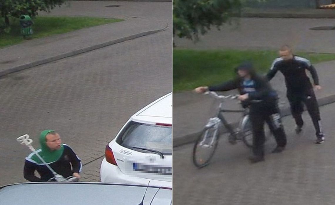 Policja publikuje nagranie z dresiarzami podejrzanymi o kradzież. WIDEO