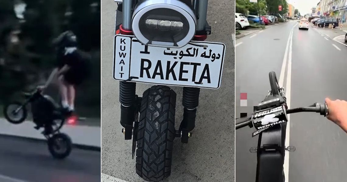 Policjanci przerwali transmisję na żywo. 14-latek pokazywał brawurową jazdę hulajnogą [WIDEO]