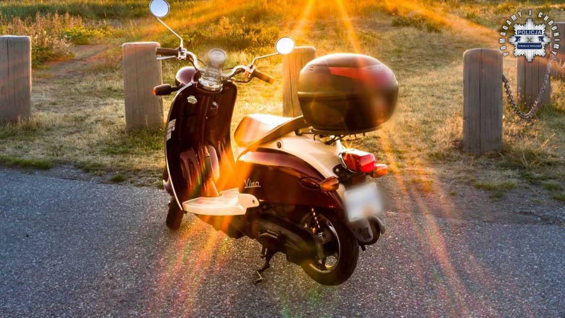 Policjanci szukali pijanego mężczyzny na skuterze, znaleźli go w pracy. Mając 2,5 promila udawał, jest trzeźwy