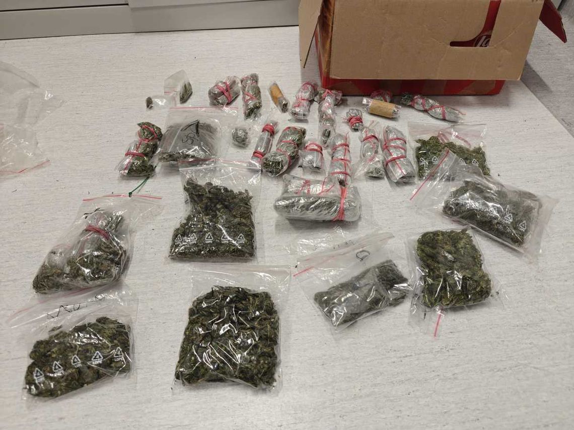 Policjanci ustalili, że 37-latek może mieć narkotyki. Podczas nalotu znaleźli 660 gramów marihuany