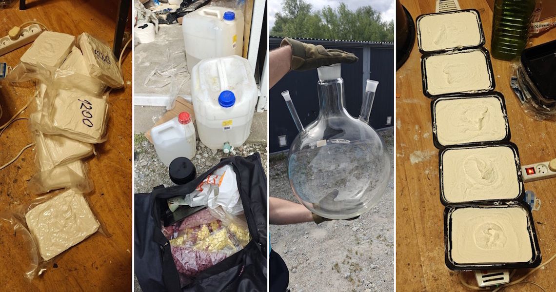 Policjanci w tym samym czasie uderzyli na terenie dwóch województw. Przejęte 55 kg narkotyków